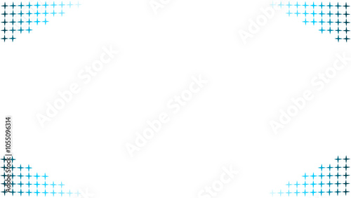 Background white blue star border. Vector can be used for banners, posters, power points, templates, slides, etc.