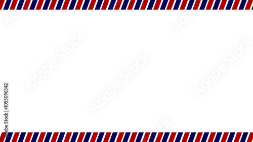 Background white with blue red stripes. Vector can be used for banners, posters, power points, templates, slides, etc.