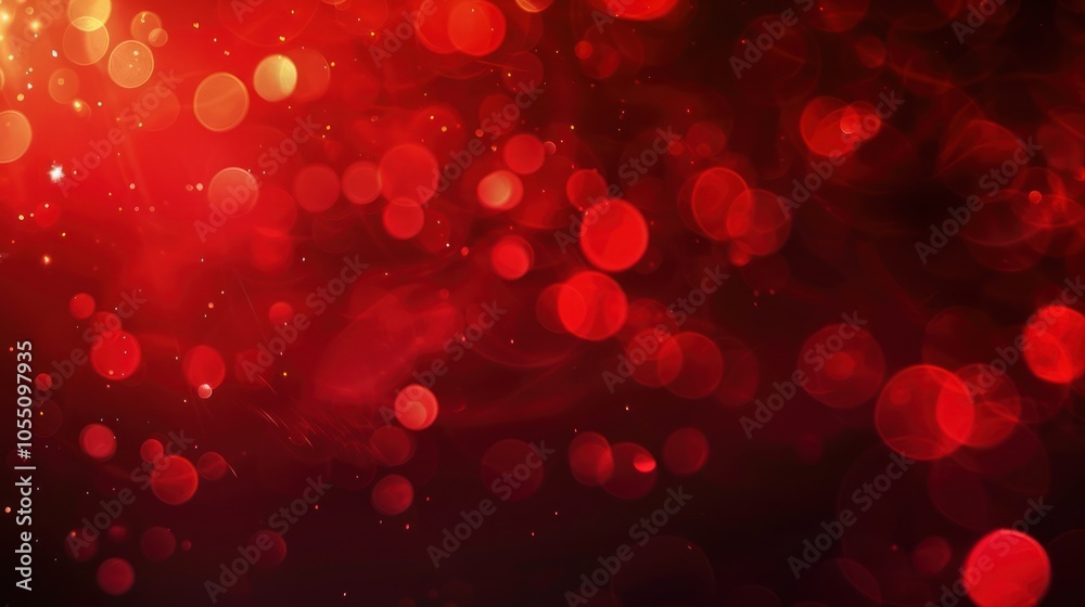 Red Bokeh Abstract Background Red Bokeh Abstract Background