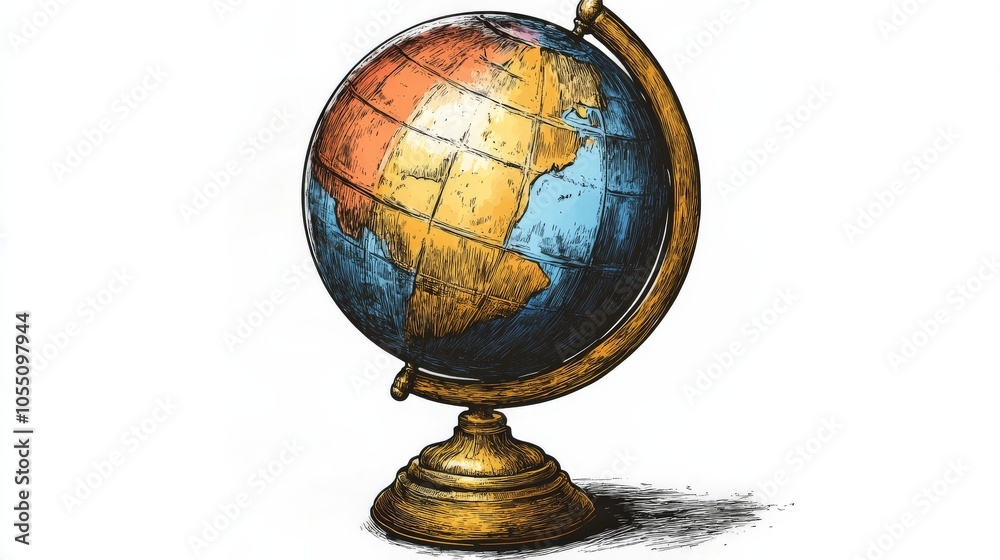 A Globe of the World.