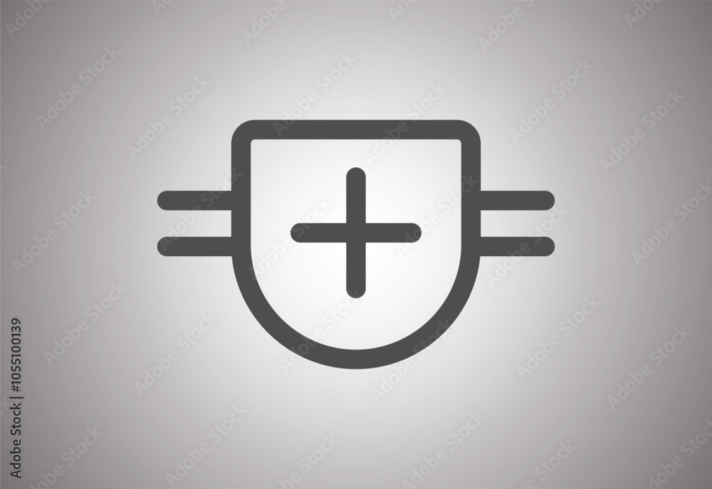 Obraz premium Healthcare icon line vector design illustration. Medical Related Line Icons. Outline Symbol Collection.