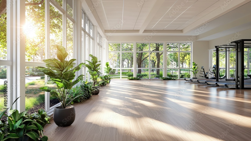 Bright and Welcoming Senior Wellness Center Interior Bright and Welcoming Senior Wellness Center Interior
