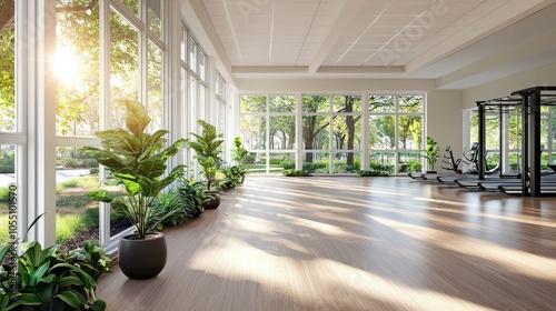 Bright and Welcoming Senior Wellness Center Interior