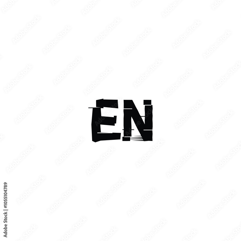 EN monogram logo design letter text name symbol monochrome logotype alphabet character simple logo EN monogram logo design letter text name symbol monochrome logotype alphabet character simple logo