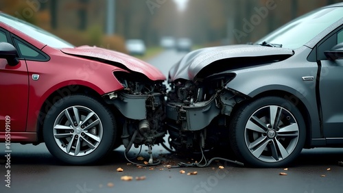 Wallpaper Mural Head-on car accident Torontodigital.ca