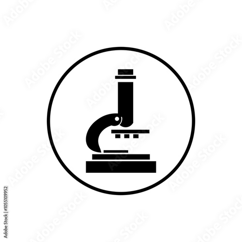 microscope icon vector illustration