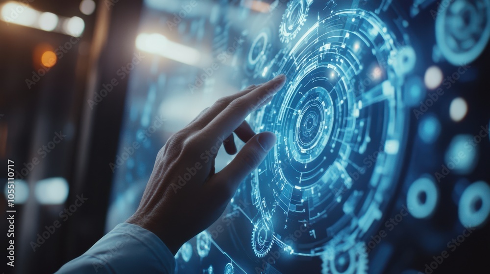 The Hand on Digital Interface