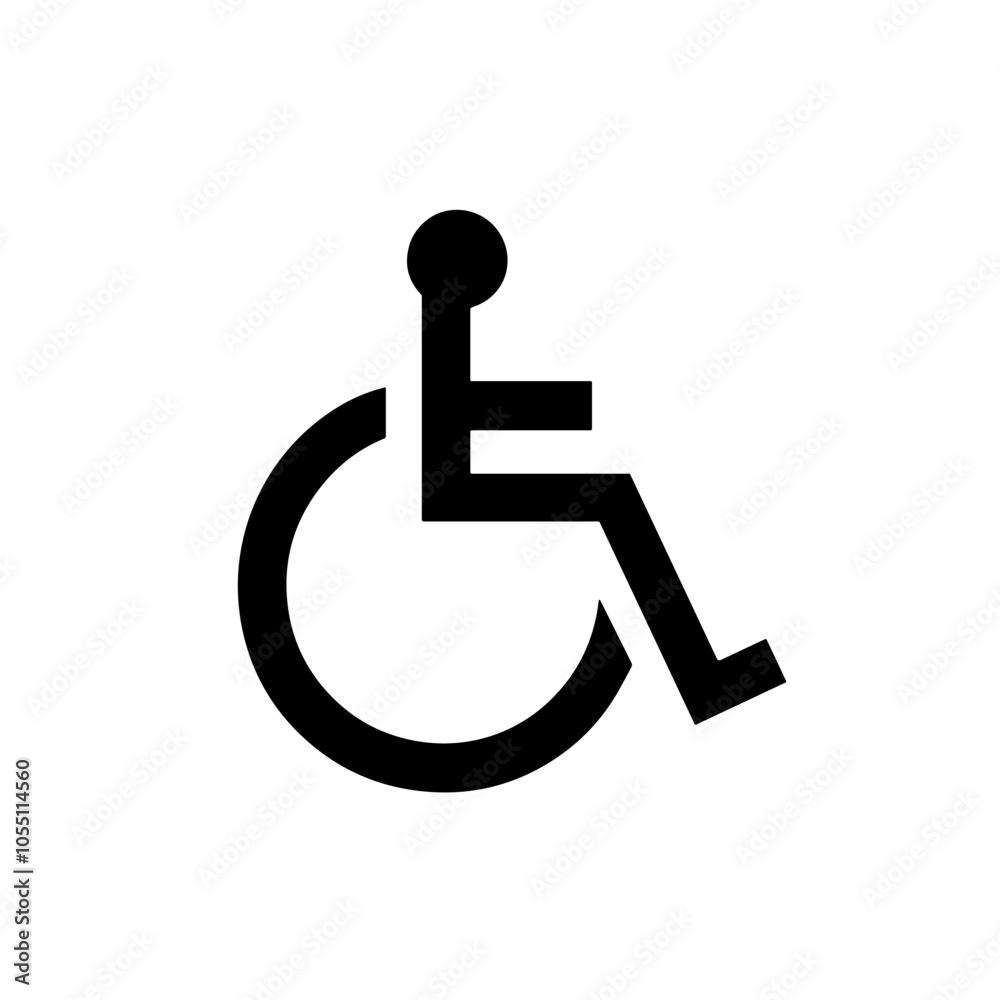 Wheelchair Symbol Vector Accessibility Icon Wheelchair Symbol Vector Accessibility Icon