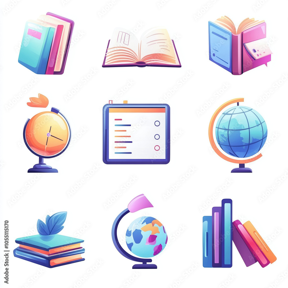 education icon set education icon set