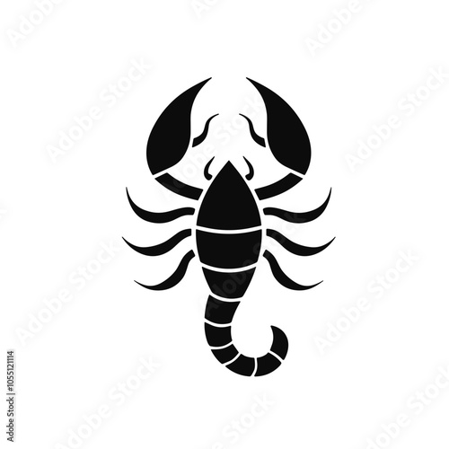 Vector Scorpion Graphic in Dynamic Style