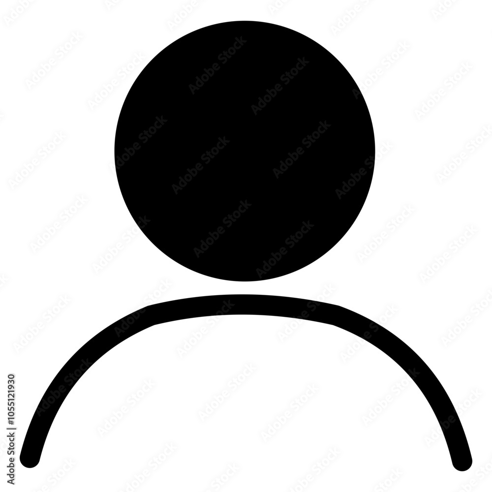Simple black silhouette icon of a person, commonly used as a user avatar or profile placeholder. Minimalistic design ideal for websites, applications, and digital interfaces. Simple black silhouette icon of a person, commonly used as a user avatar or profile placeholder. Minimalistic design ideal for websites, applications, and digital interfaces.