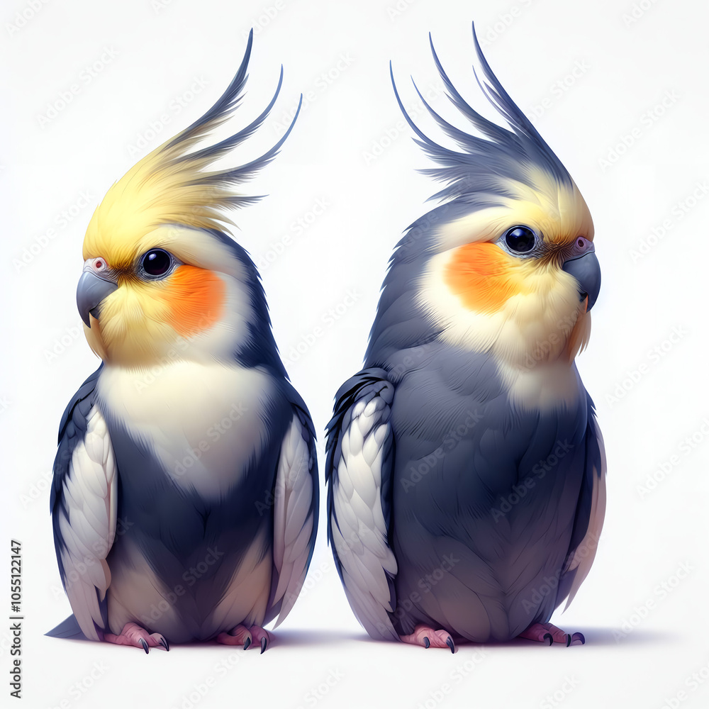 Fototapeta premium two parrots