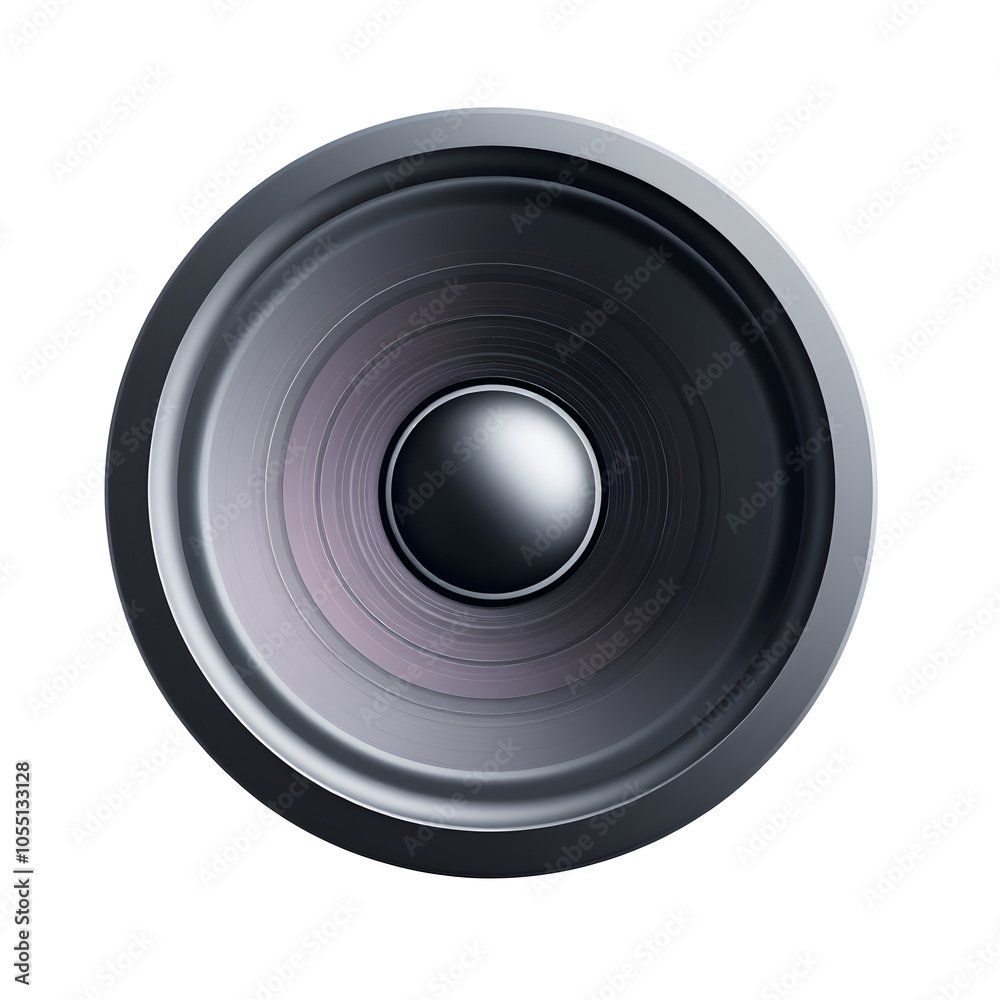 speaker icon volume on white background. Generative AI speaker icon volume on white background. Generative AI
