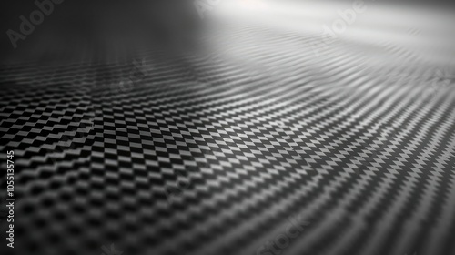 A detailed texture of carbon fiber weave