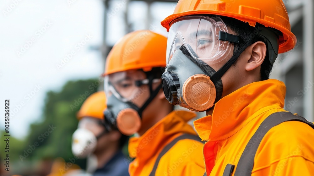 Safety First HVAC Trainees in Protective Gear Ready for the Field Safety First HVAC Trainees in Protective Gear Ready for the Field