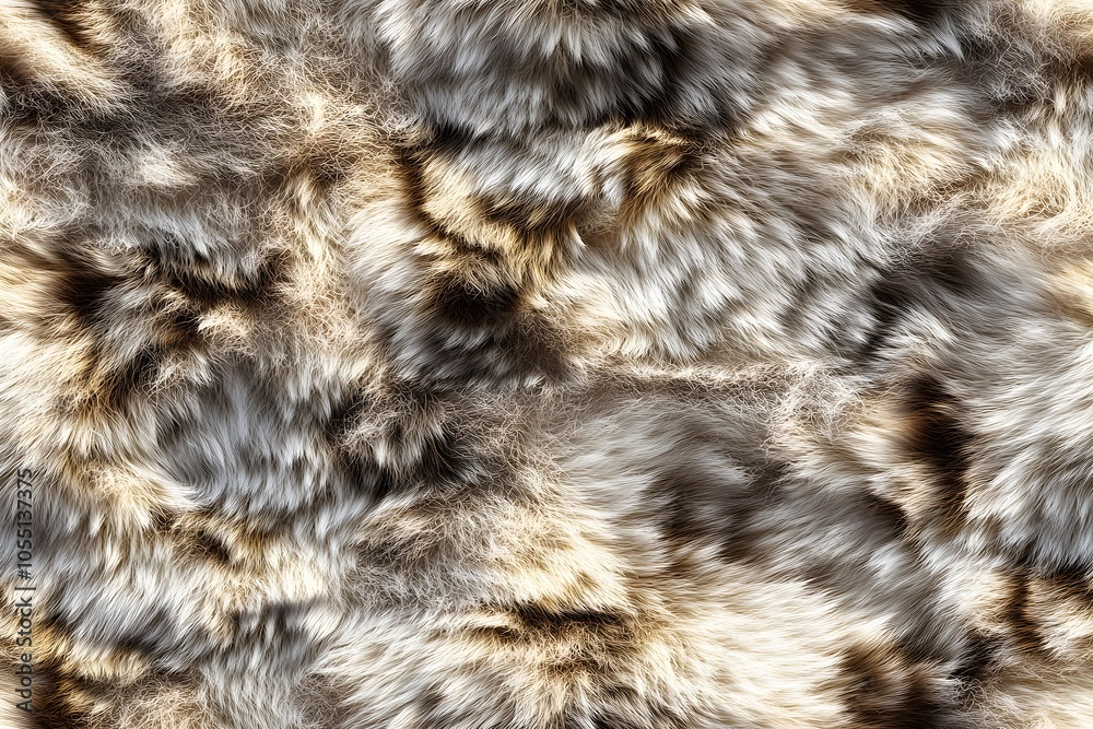 Light fur texture background 2, seamless, tiled