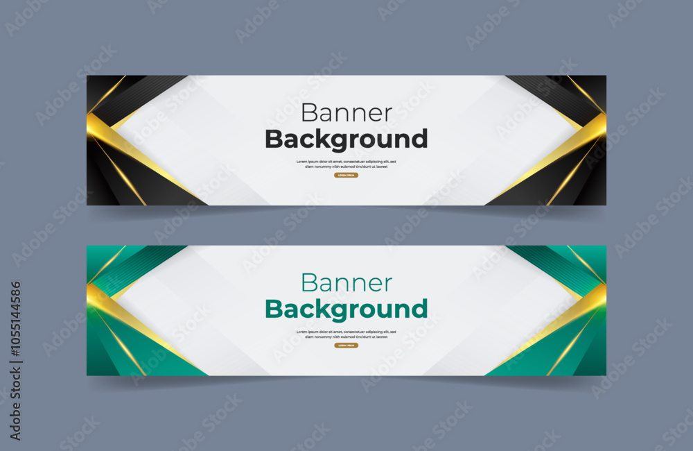 Naklejka premium Luxury banner background