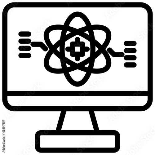 Quantum Computing Icon