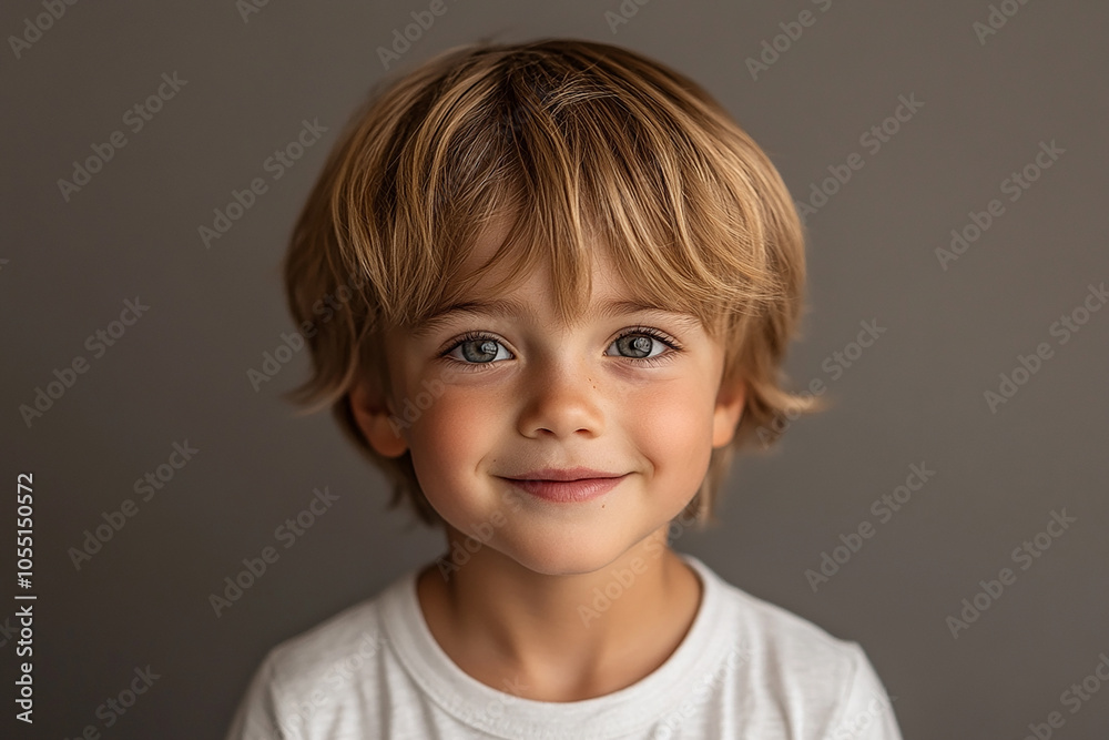 portrait of an white little boy with a smile portrait of an white little boy with a smile