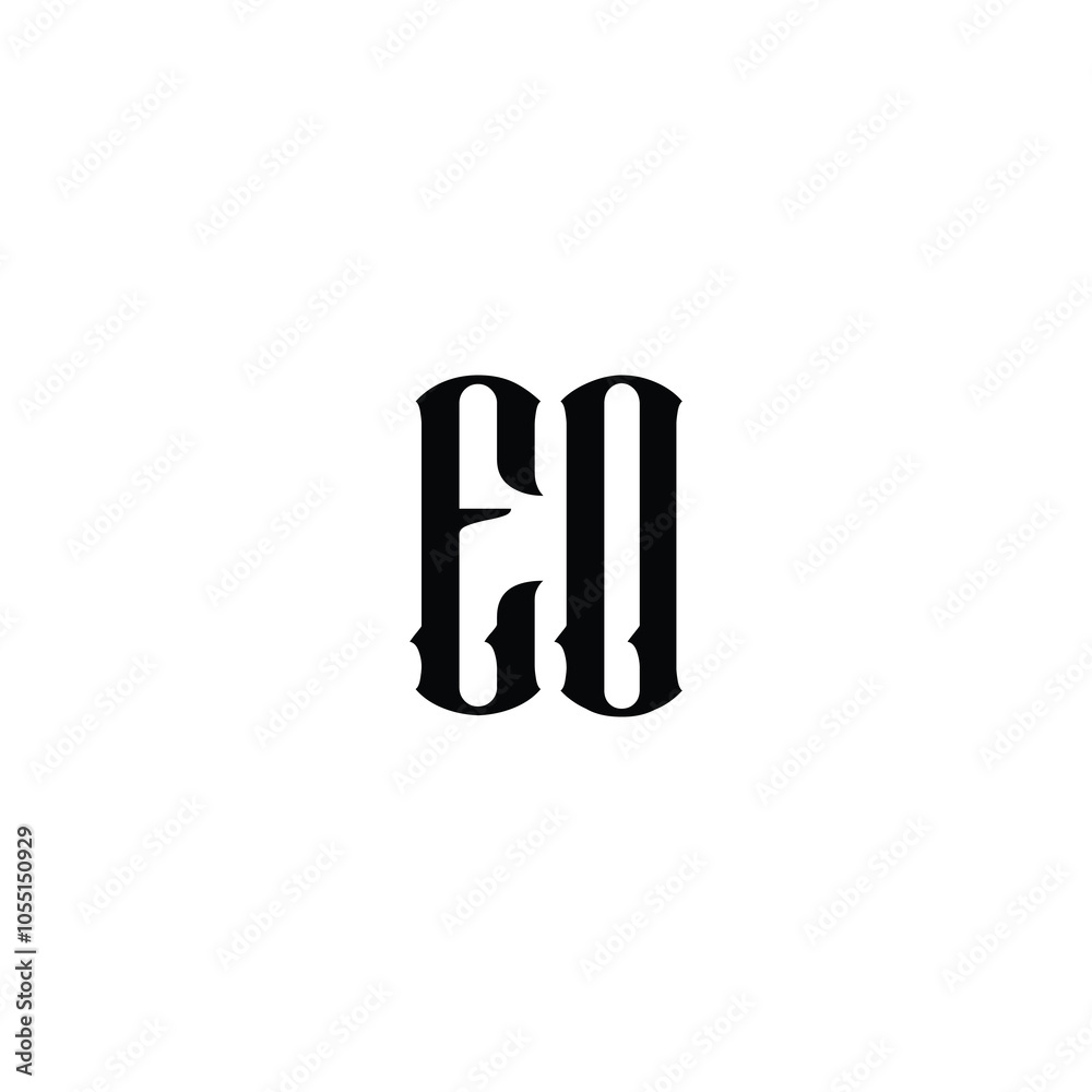 EO monogram logo design letter text name symbol monochrome logotype alphabet character simple logo EO monogram logo design letter text name symbol monochrome logotype alphabet character simple logo