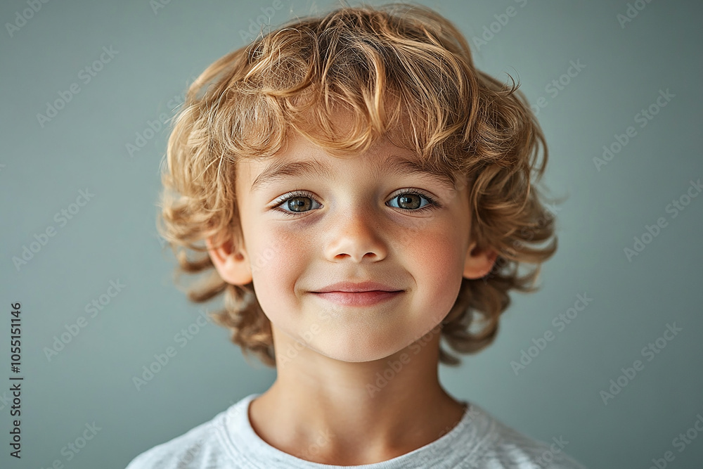portrait of an white little boy with a smile portrait of an white little boy with a smile