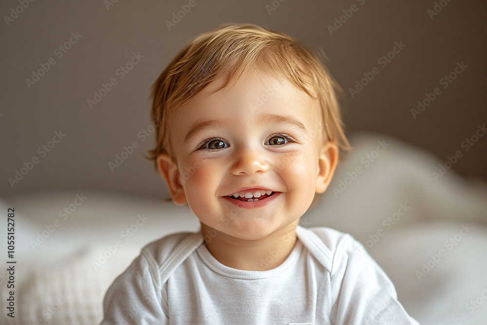 portrait of an white little boy with a smile portrait of an white little boy with a smile
