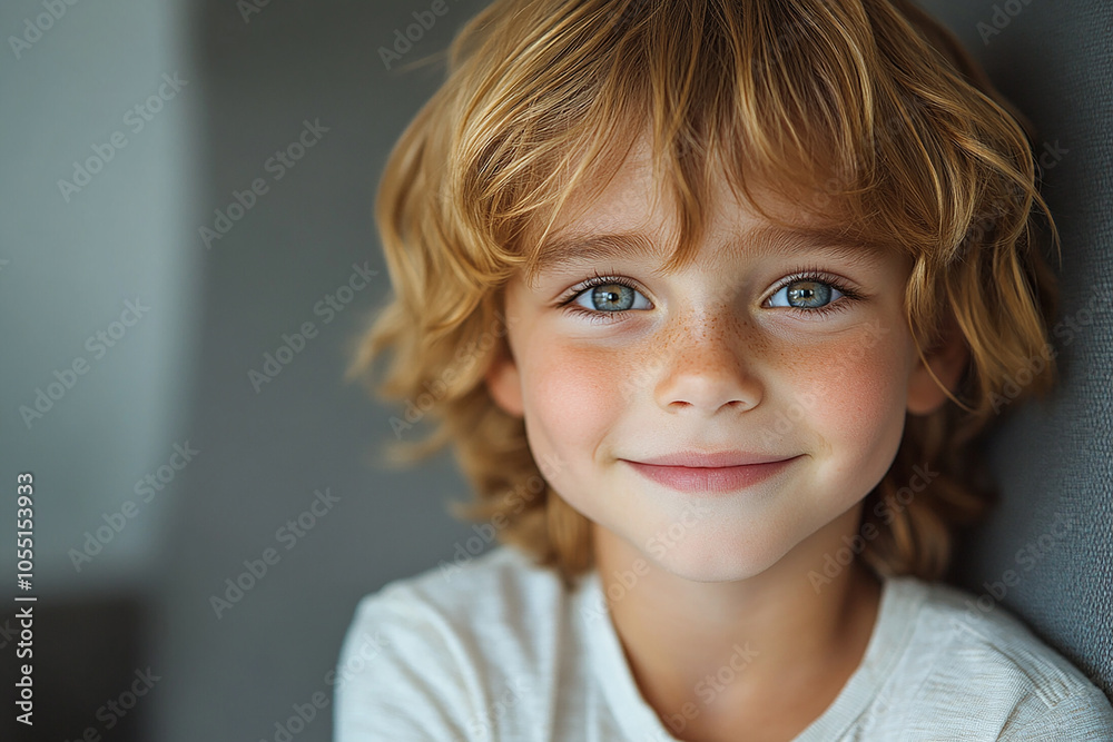 portrait of an white little boy with a smile portrait of an white little boy with a smile