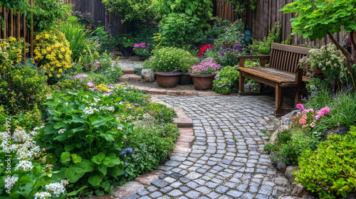 Serene Garden Path