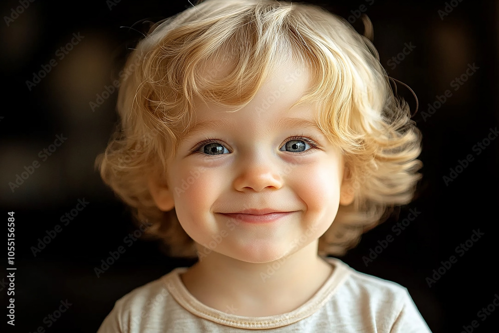portrait of an white little boy with a smile portrait of an white little boy with a smile