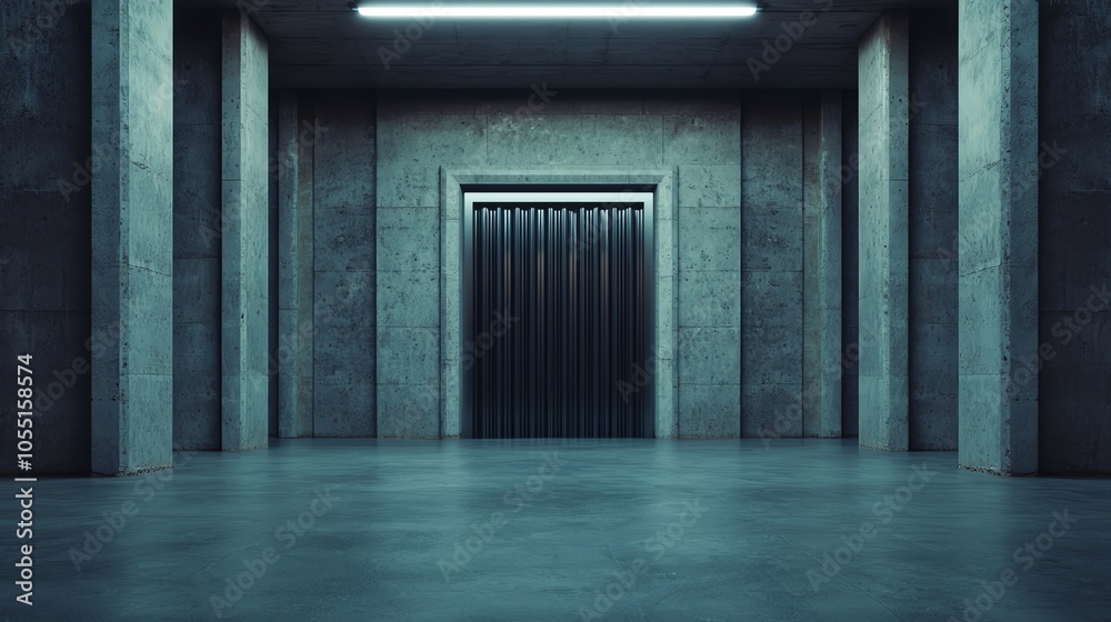 Bank vaults emptying as stock market falls, financial ruin, 3D illustration Bank vaults emptying as stock market falls, financial ruin, 3D illustration