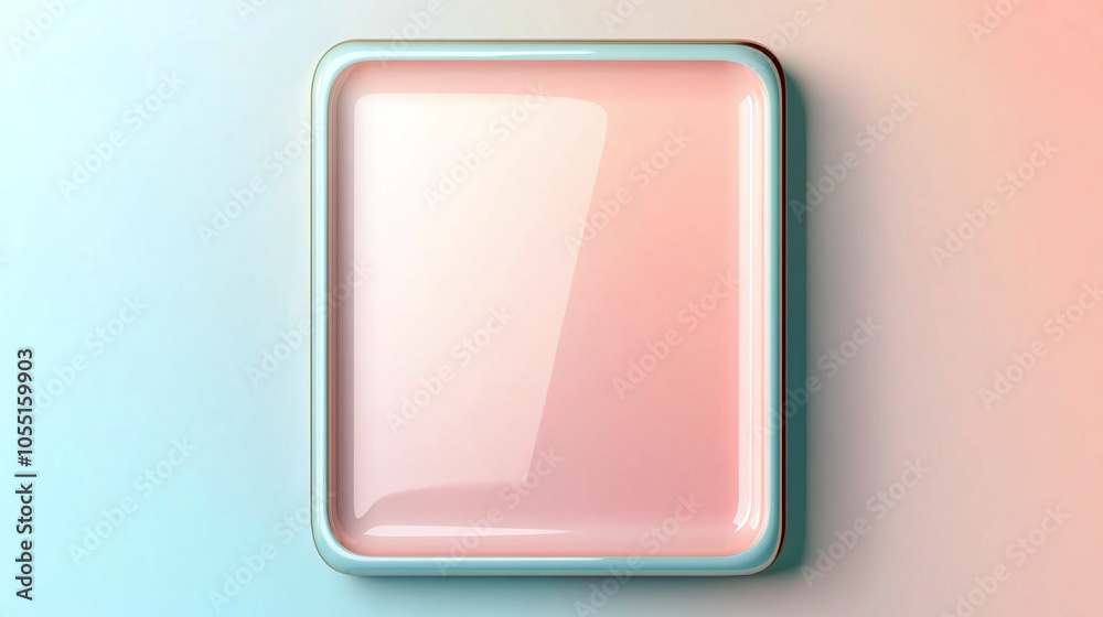 Abstract Geometric Frame with Pastel Gradient Abstract Geometric Frame with Pastel Gradient