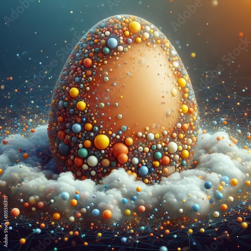 55 Egg Cloud Computing Data visualization where information clus photo