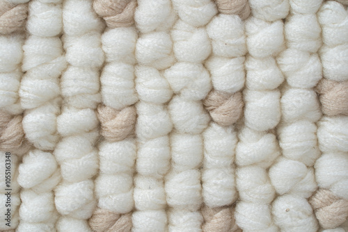 Macro shot of the texture of a carpet