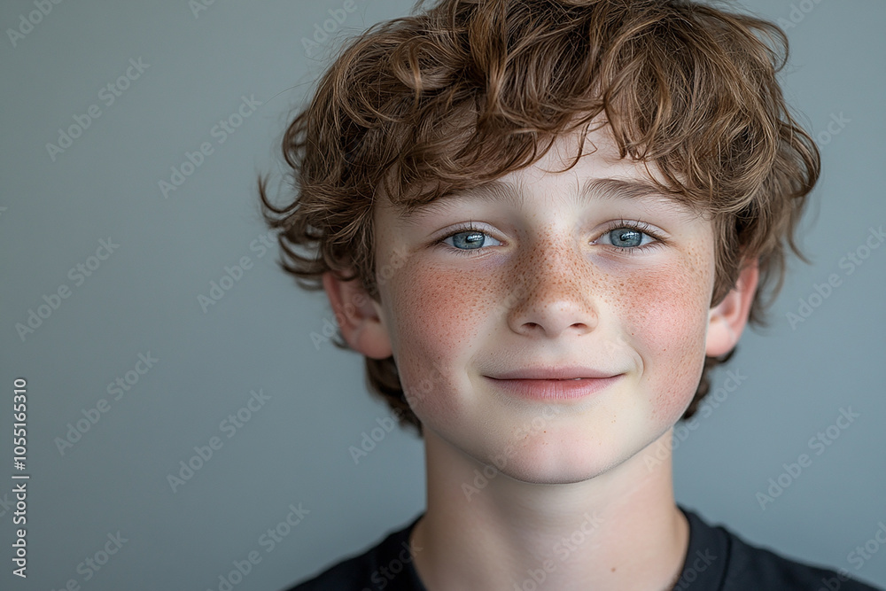 Portrait of smiling white cute teenage boy Portrait of smiling white cute teenage boy
