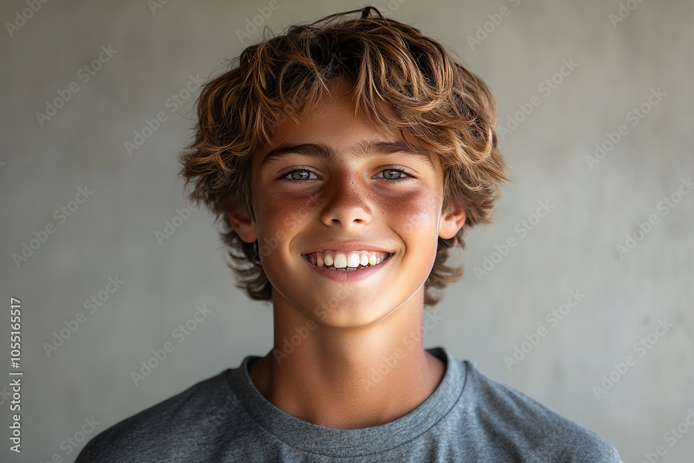 Portrait of smiling white cute teenage boy Portrait of smiling white cute teenage boy