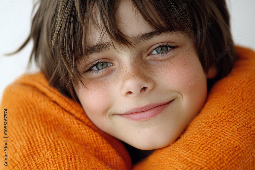 Portrait of smiling white cute teenage boy Portrait of smiling white cute teenage boy