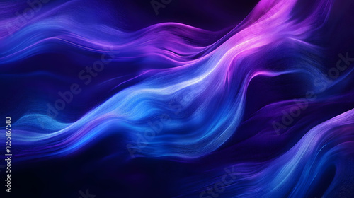Wallpaper Mural Blue background with swirling clouds and a flowing pattern, featuring hints of smoke and light for a smooth, artistic effect Torontodigital.ca