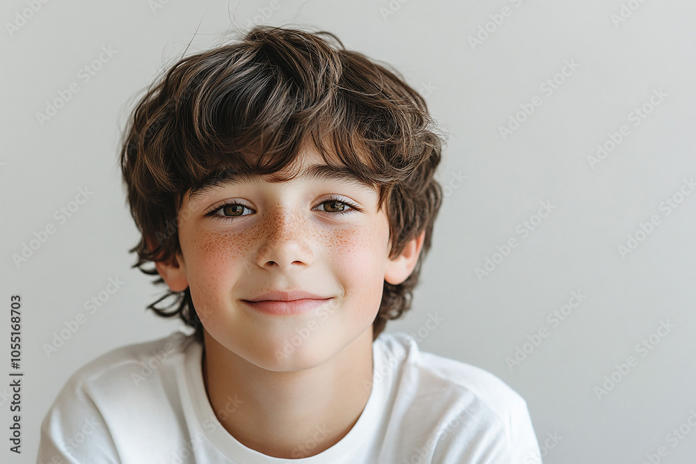 Portrait of smiling white cute teenage boy Portrait of smiling white cute teenage boy