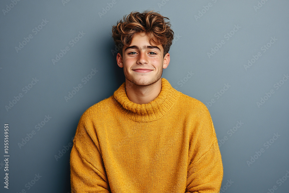 Portrait of smiling white cute teenage boy Portrait of smiling white cute teenage boy