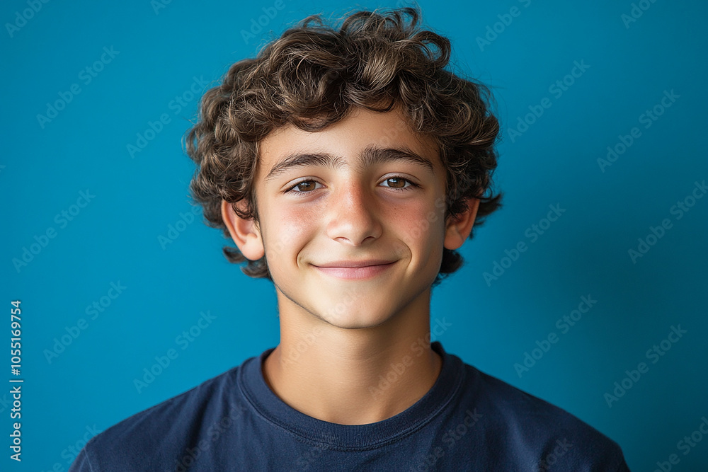 Portrait of smiling white cute teenage boy Portrait of smiling white cute teenage boy