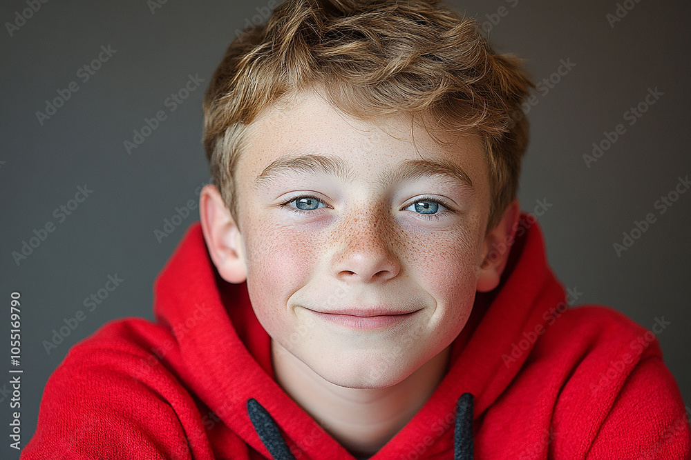 Portrait of smiling white cute teenage boy Portrait of smiling white cute teenage boy