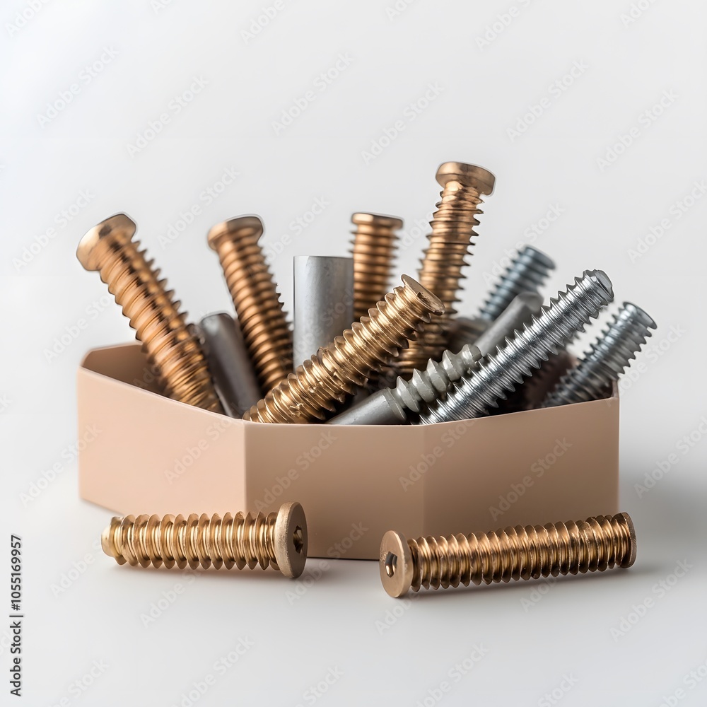 Assorted Screws in Box for Hardware Projects Assorted Screws in Box for Hardware Projects