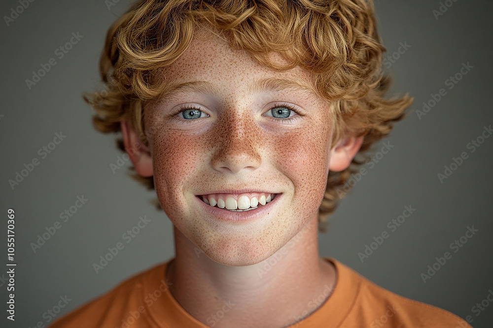 Portrait of smiling white cute teenage boy Portrait of smiling white cute teenage boy