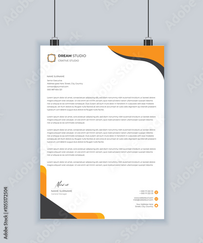 business letterhead template