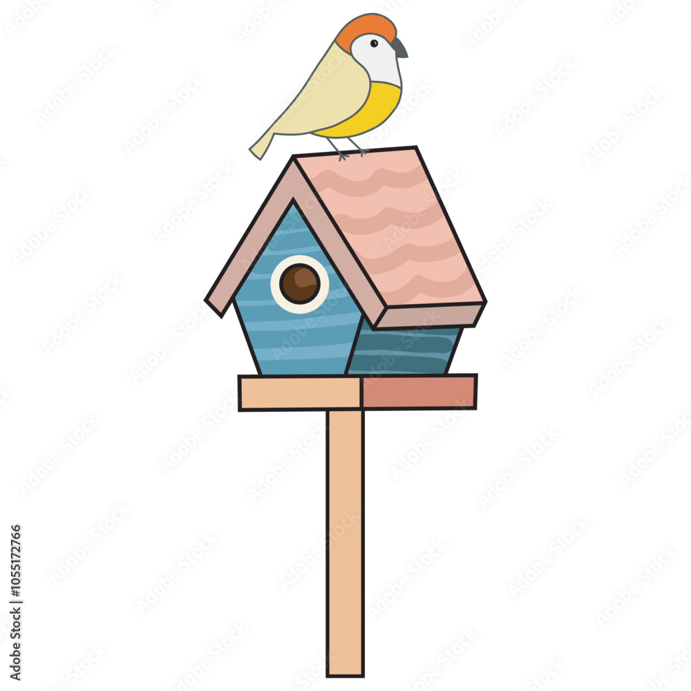 bird house isolated on white bird house isolated on white