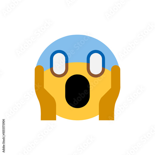 Face Screaming in Fear

