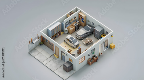 Storage Basement design 3D