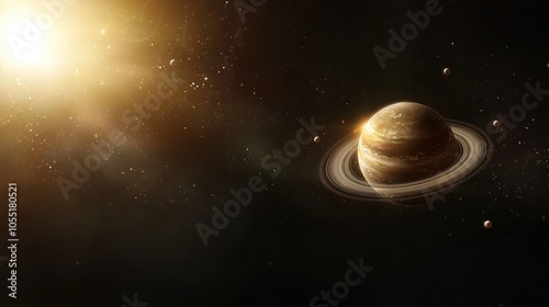 Exploring the wonders of our solar system a captivating journey through space and the majestic planetary bodies photo