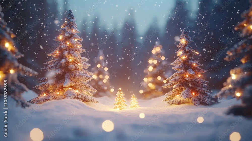 Enchanted Winter Gift Card with Christmas Vibe Enchanted Winter Gift Card with Christmas Vibe