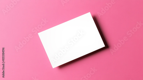 Minimalist business card template, empty area for personalization, sleek flat design, ideal for showcasing professional identity and contact information.